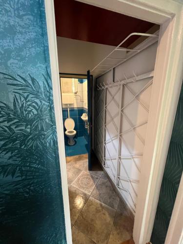 Koupelna v ubytování Amazon Hostel Podgorica