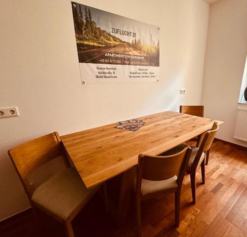 Posezení v ubytování Moderne Wohnung in Eberswalde