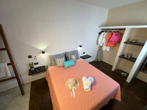 Postel nebo postele na pokoji v ubytování RAE4sesenta apts