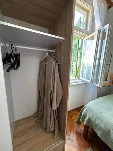 Ένα ή περισσότερα κρεβάτια σε δωμάτιο στο room 10 m from the sea