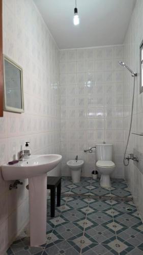 Koupelna v ubytování casa belyounech