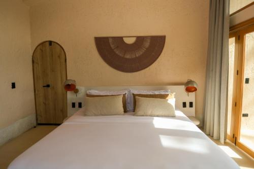 Hotel Tahitiにあるベッド