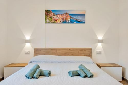 Ένα ή περισσότερα κρεβάτια σε δωμάτιο στο Luxury Apartment - Colibrì