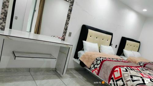 Habitaciones Cruz Condeにあるベッド