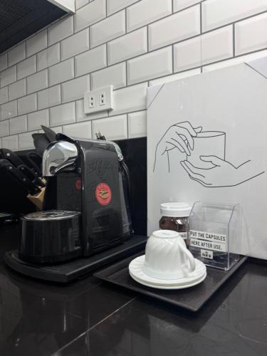 Panchitos Nestにあるコーヒーまたはお茶