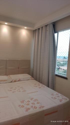 Postel nebo postele na pokoji v ubytování Pé na areia e vista mar