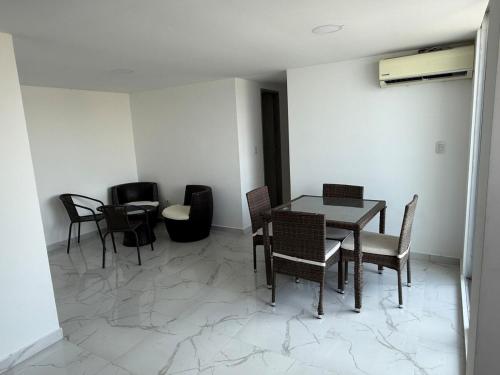 Un lugar para sentarse en Hermoso apartamento en condominio Caribe campestre
