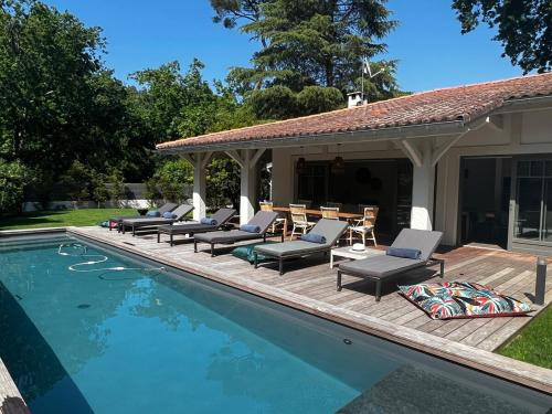 Villa Romaline - Plage Pereire - Piscine chauffée