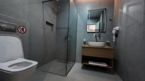 Ένα μπάνιο στο Hotel Boutique Onix