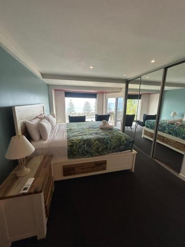 Ocean View-breath Taking Views, Amazing Facilitiesにあるベッド