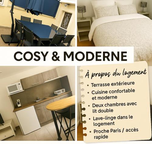 Cozy duplex 10 minutes from Paris