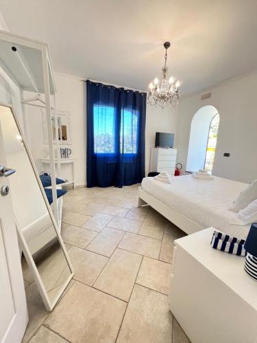 Postel nebo postele na pokoji v ubytování Villa Valentina Suite