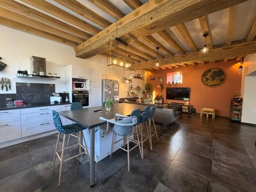 Dapur atau dapur kecil di Le Racing Lodge - 4pers - Wi-fi