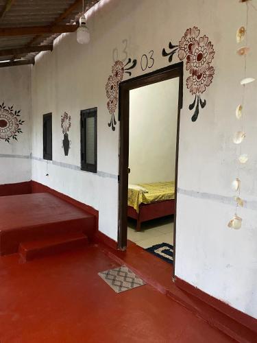 Ένα ή περισσότερα κρεβάτια σε δωμάτιο στο Golden Rich Hotel
