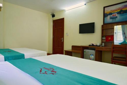 MB Central Hotelにあるベッド