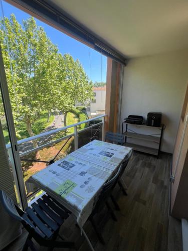 ANTINEA Joli T2 cabine piscine proche plage Richelieu cap d'Agde