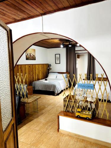 Ένα ή περισσότερα κρεβάτια σε δωμάτιο στο Studio 58 - Casa Pamplona Serpa