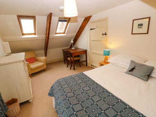 Postel nebo postele na pokoji v ubytování Ty Clyd