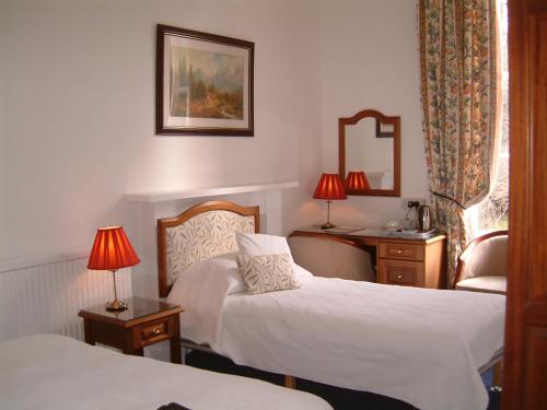 Voodi või voodid majutusasutuse Terrace hotel toas