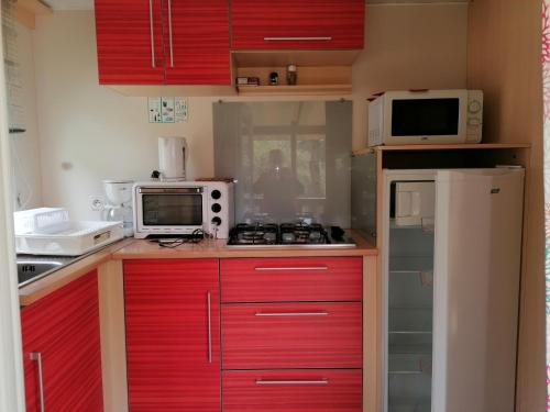 Mobile home camping du lac de Bairon