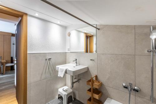 Bilik mandi di Appartements Wittenius by we rent