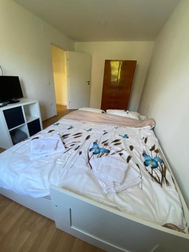 Ένα ή περισσότερα κρεβάτια σε δωμάτιο στο Apartament Lidia