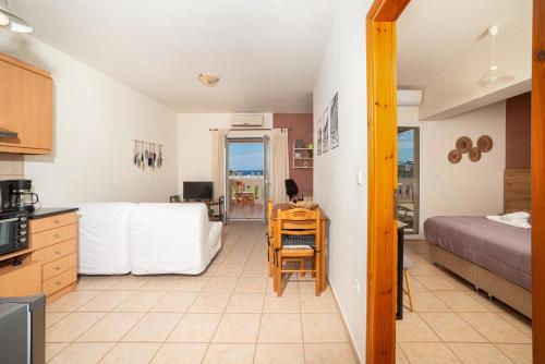 Kuchyň nebo kuchyňský kout v ubytování Mini Art Apartments