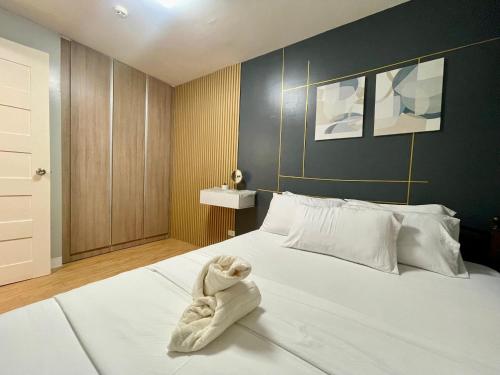 Postel nebo postele na pokoji v ubytování AR10 & AR11 1 bed 1 bath near airport