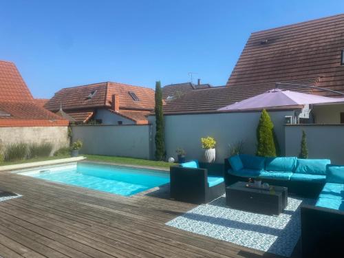 Maison d’architecte située sur la route des vins