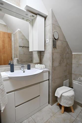 Ένα μπάνιο στο ONE Luxury Grand Suite Eger