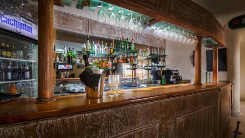 Lounge nebo bar v ubytování Hotel Montecarlo Viña del Mar