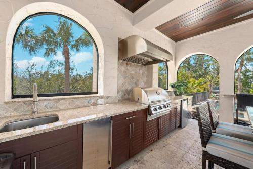 Dapur atau dapur kecil di Castle By The Sea