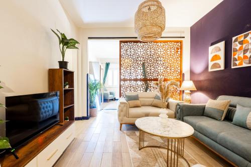 Elegantes Studio nahe Marriott mit WLAN, Klimaanlage und TV