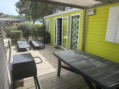 Menthalo 4 étoiles La Presqu île du Barcarés Mobil Home 6 pers premium climatisé