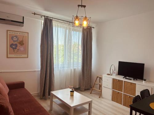 TV a/nebo společenská místnost v ubytování Casa NEVERSEEN