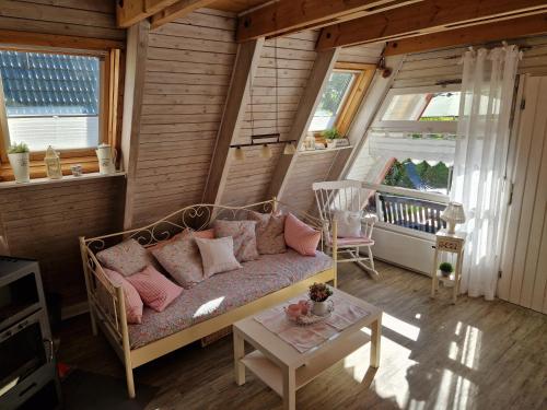 Posezení v ubytování Ferienhaus Damp Windrose