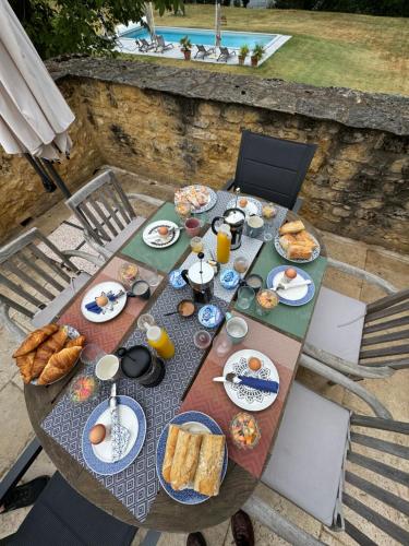 Mad på bed and breakfast-stedet eller i nærheden