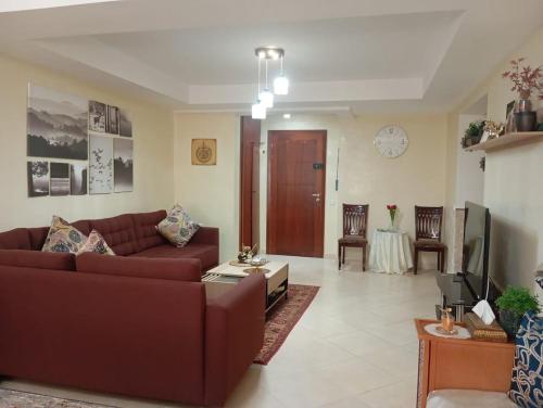 Posezení v ubytování Elegant apartment in Rabat