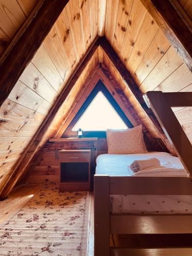 Krevet ili kreveti u jedinici u okviru objekta Durmitor Hideaway