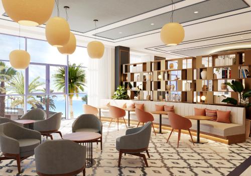 Χώρος καθιστικού στο Hotel Yaramar - Adults Recommended