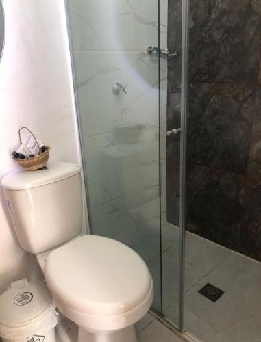 Ένα μπάνιο στο Hotel Punta Piedra