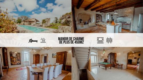 Chez Dominique 450 m2 Manoir Piscine Billard