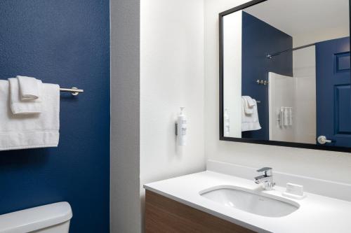 Koupelna v ubytování Spark by Hilton Orangeburg