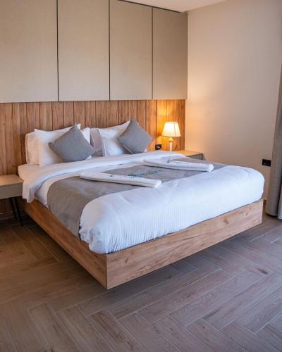 Postel nebo postele na pokoji v ubytování Las palmas resort
