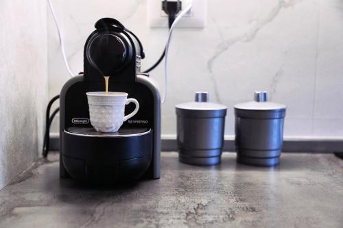 Kemudahan buat kopi dan teh di San Nicola- 5 min from airport with parking