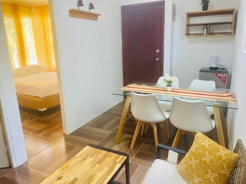 Ένα ή περισσότερα κρεβάτια σε δωμάτιο στο Quinta el Refugio