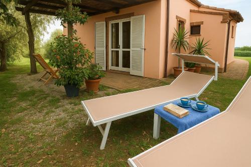 Κήπος έξω από το Agriturismo Antico Podere Il Polveraio