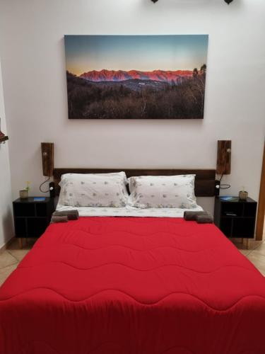 Una cama o camas en una habitación de "Rosa di sera" - Relax in Toscana con Spa privata