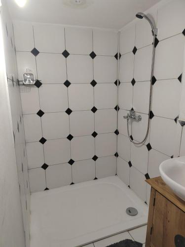 Ein Badezimmer in der Unterkunft Apartmán Kristian