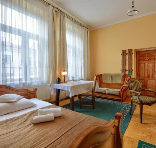 Posezení v ubytování Hotel Jagielloński